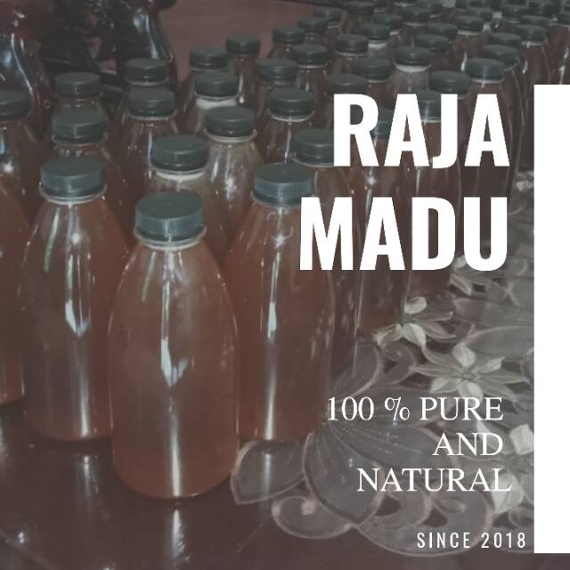 

[Madu Asli Organik- Raw Honey] 350 ML
