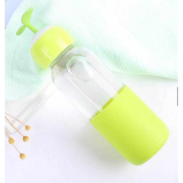 Botol air minum anak pita daun 300ml