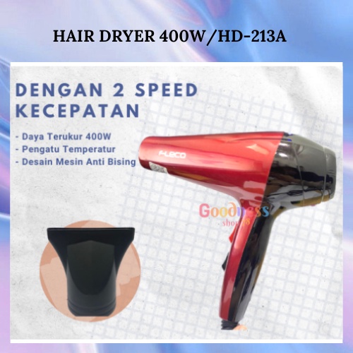HAIR DRYER HAIRDRYER/ pengering rambut / hair dryer profesional  Alat Pengering Rambut Pengering Rambut 213A