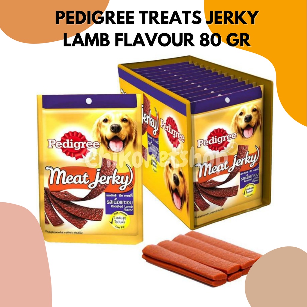 PEDIGREE® Treats Jerky Kemasan 80g Snack Anjing