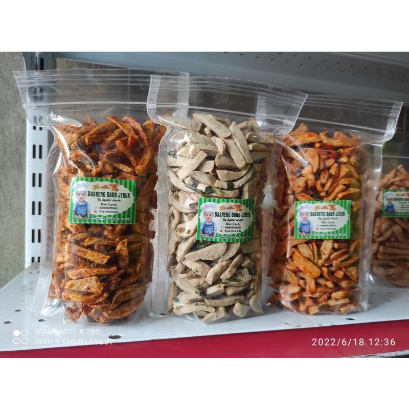 

BASRENG DAUN JERUK BY SYAHIR SNACK 500 GRAM
