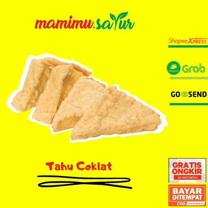 

TAHU COKLAT TAHU KULIT TAHU GORENG ISI 10 TAHU COKLAT PER BUNGKUS