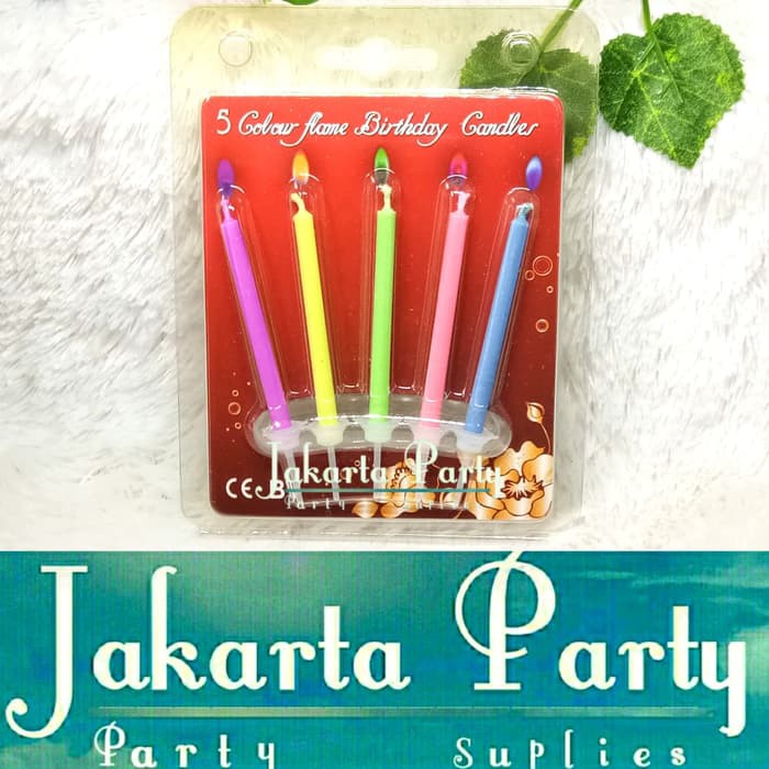 Lilin Warna / Colored Flame Candle / Lilin Ultah / Lilin Ulang Tahun