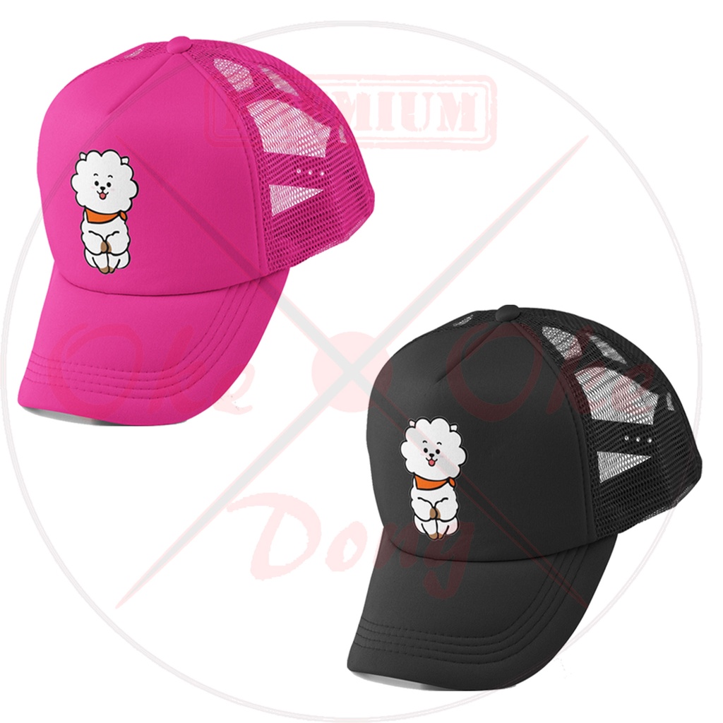TOPI ANAK BT21 KARAKTER  TOPI JARING PREMIUM-4