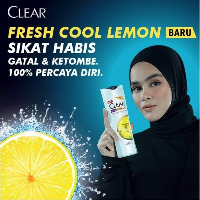 CLEAR Shampoo Fresh Cool Lemon Anti Ketombe