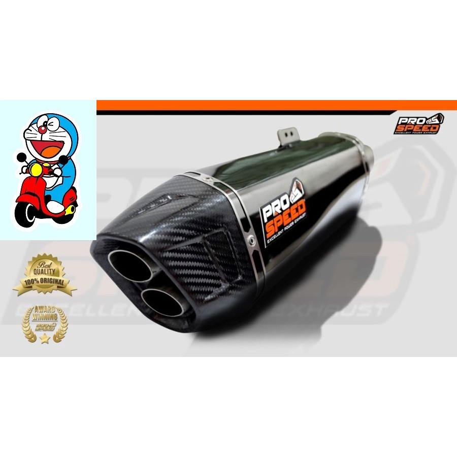 Knalpot prospeed shark black ADV150 honda adv 150 pcx150 pcx 150