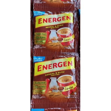 

Energen sereal renceng isi 10 sachet varian rasa coklat vanilla kacang hijau dan jagung