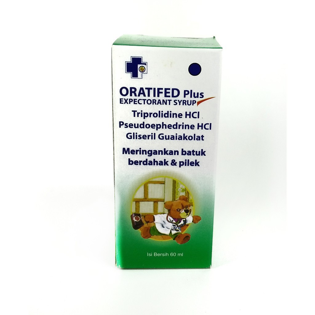 

ORATIFED PLUS SIRUP 60ML HIJAU