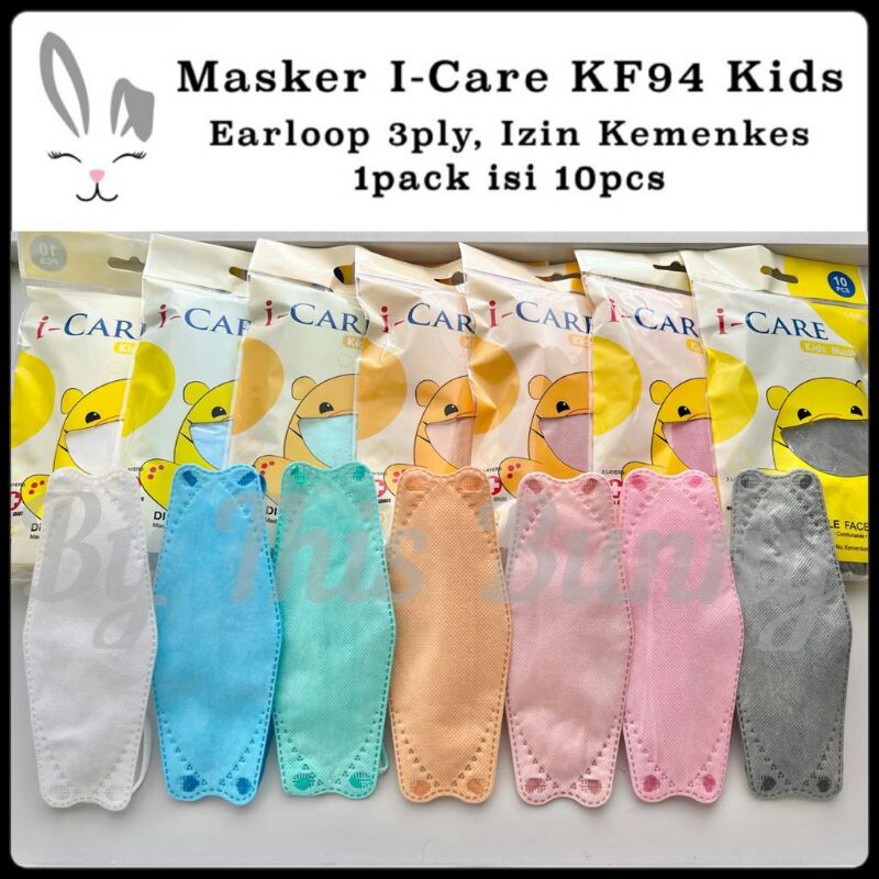 ICARE / CHASA for kids masker anak KF94 isi 10 pcs