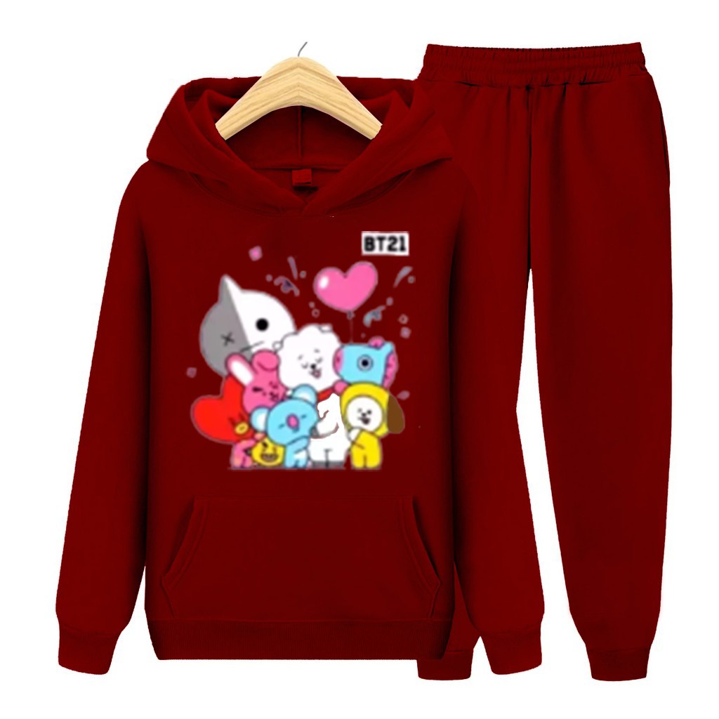 Setelan Sweater anak perempuan 02/Baju Sweater Hoodie Setelan anak perempuan 02