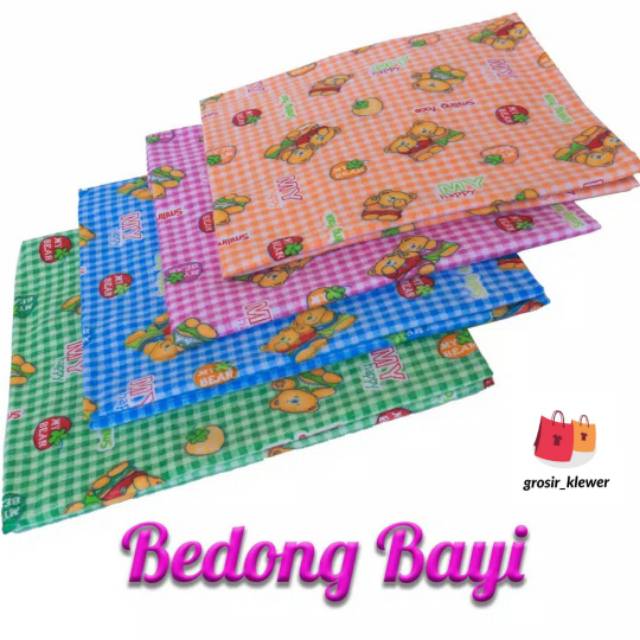 3 pics dan 6 pics Bedong bayi segi empat //bedong bayi kain flanel