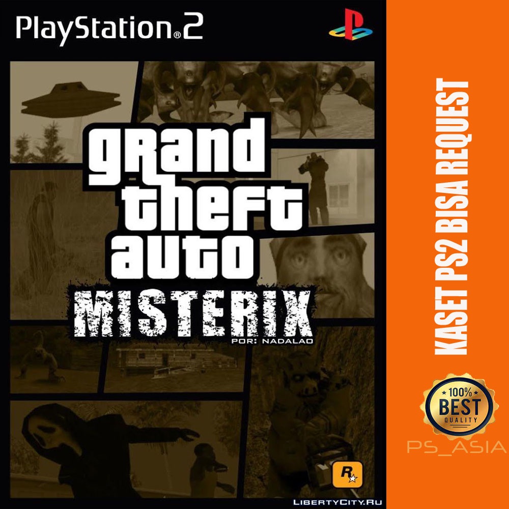 Kaset PS 2 GTA San Andreas Misterix Mod