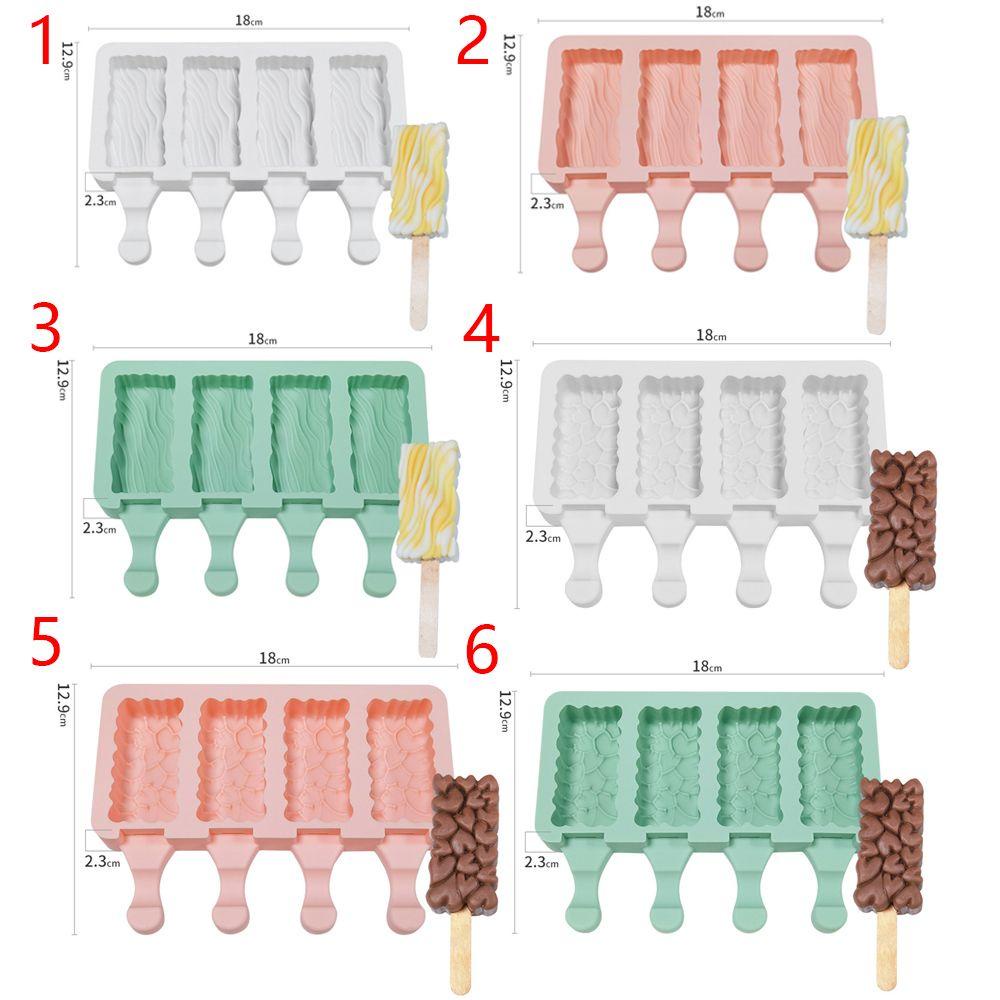 Solighter Cetakan Es Krim 3D Popsicle Mold Handmade Ice Cream Maker