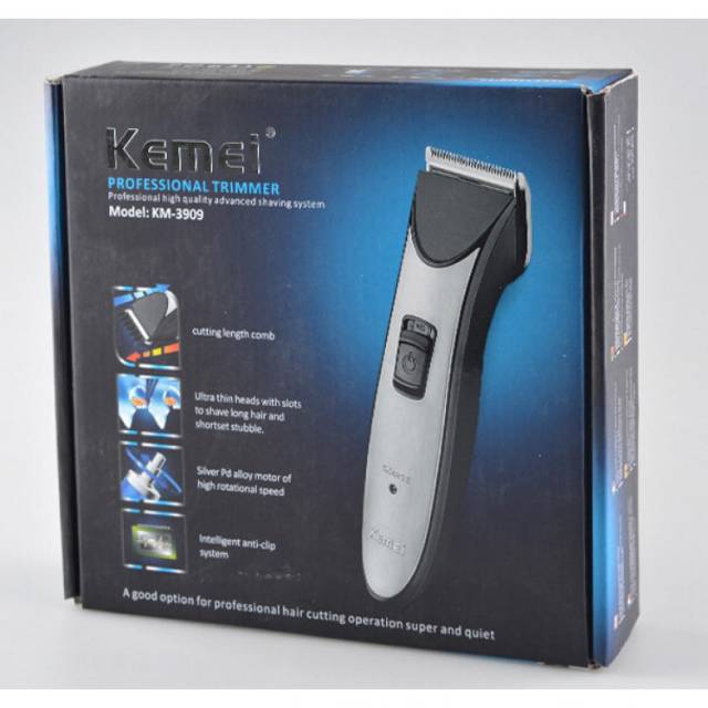 Kemei KM-3909 Hair Clipper Alat Mesin Cukur Rambut