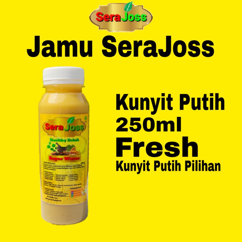 

Jamu Kunyit Putih Khusus Serajoss 250ml