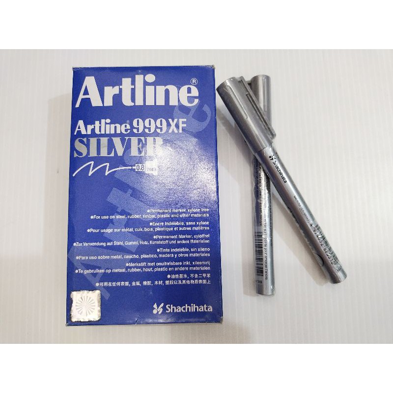 

Spidol Paint Marker ARTLINE 999XF Silver Ori Sepidol Permanent Permanen Alat Tulis Sekolah Kantor