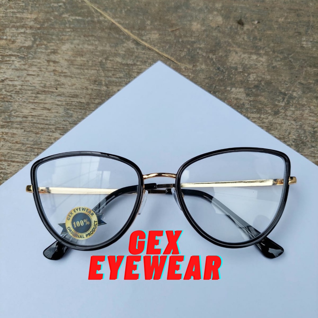 Frame Kacamata - Vani CAT EYE LENSA PHOTOCROMIC | BLUECROMIC | BLUERAY NORMAL MINUS CYL 98525