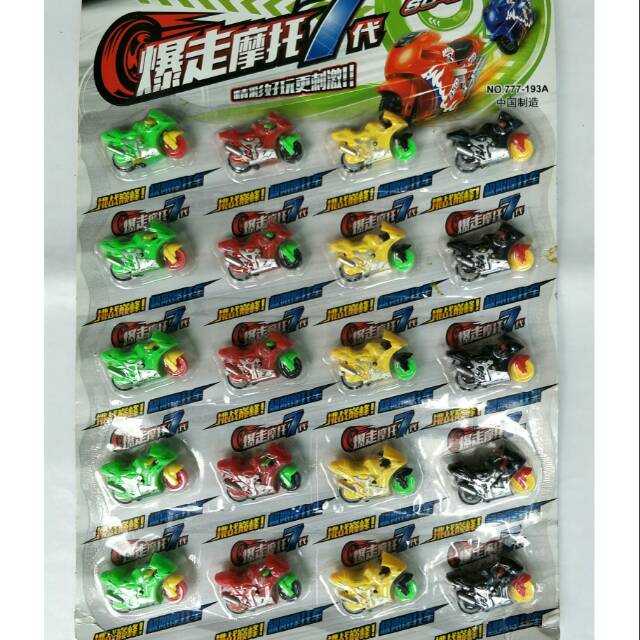 Mainan Motor Spin Go Motor Motoran Balap Mini Murah