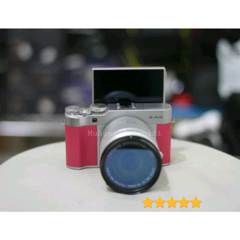 Camera Kamera Mirrorless Fujifilm XA3 Lensa 16-50mm Pink Murah