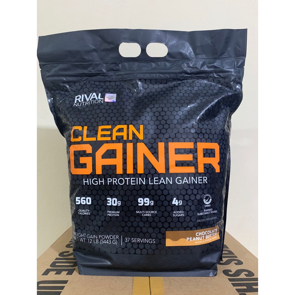 Rival Nutrition Clean Gainer 12 lbs High Protein Gain 12Lbs