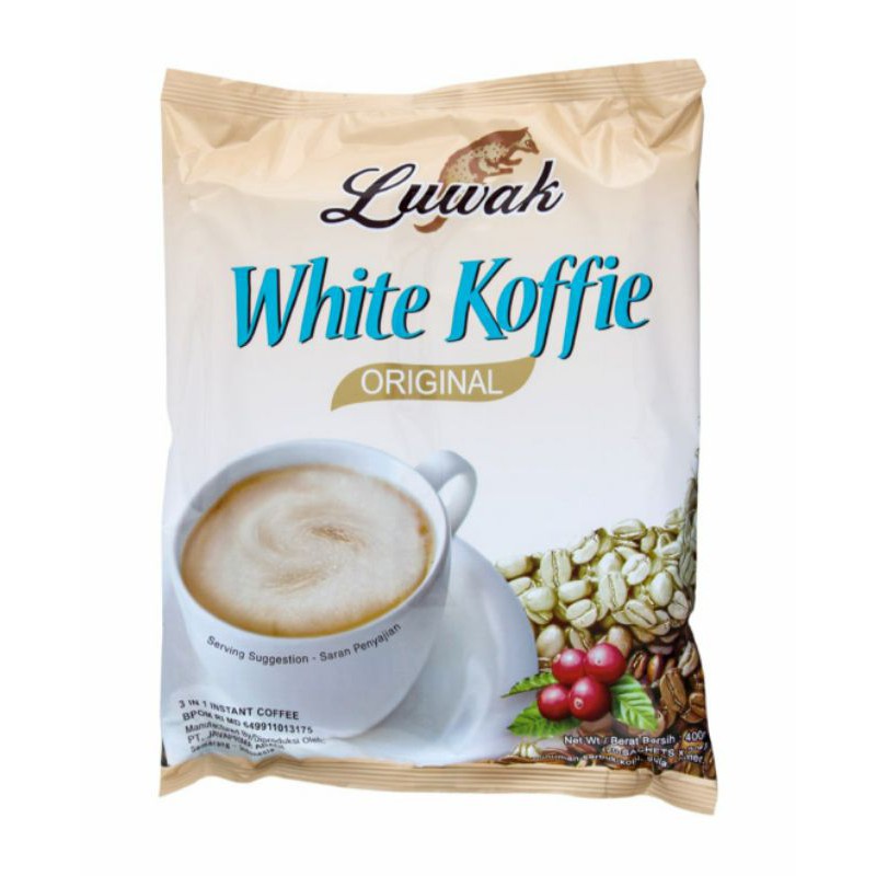 

Kopi Luwak White Koffie Original 18 Sachet @ 20 gram.