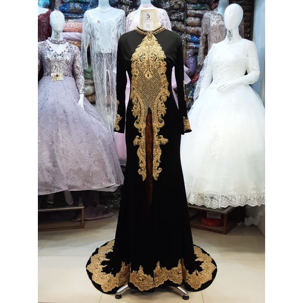 Kebaya Pengantin  Bludru Modern