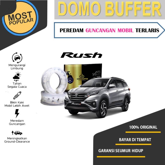 Domo Buffer Mobil Rush 2016 Anti Limbung - Karet Damper Peredam Guncangan Per Mobil Rush Terbaik
