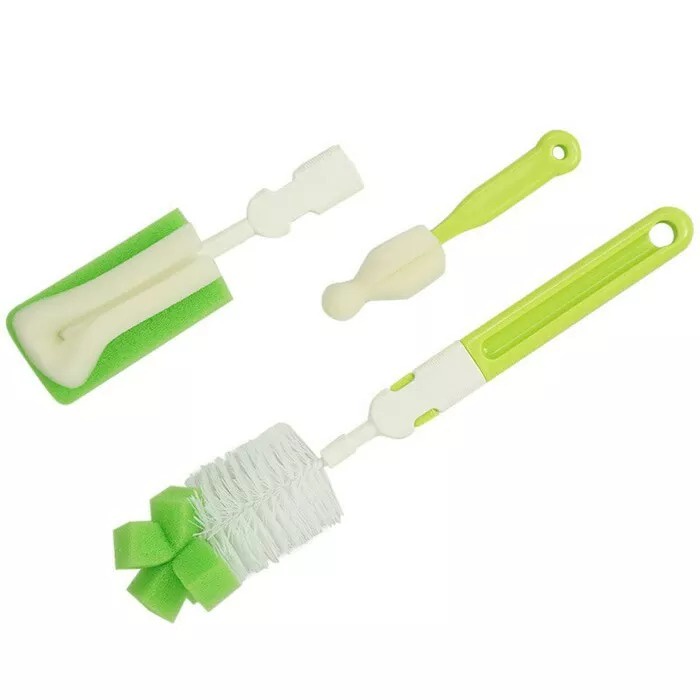 Dodo 3 in 1 Cleaning Brush / Sikat Botol Susu Set 3 in 1