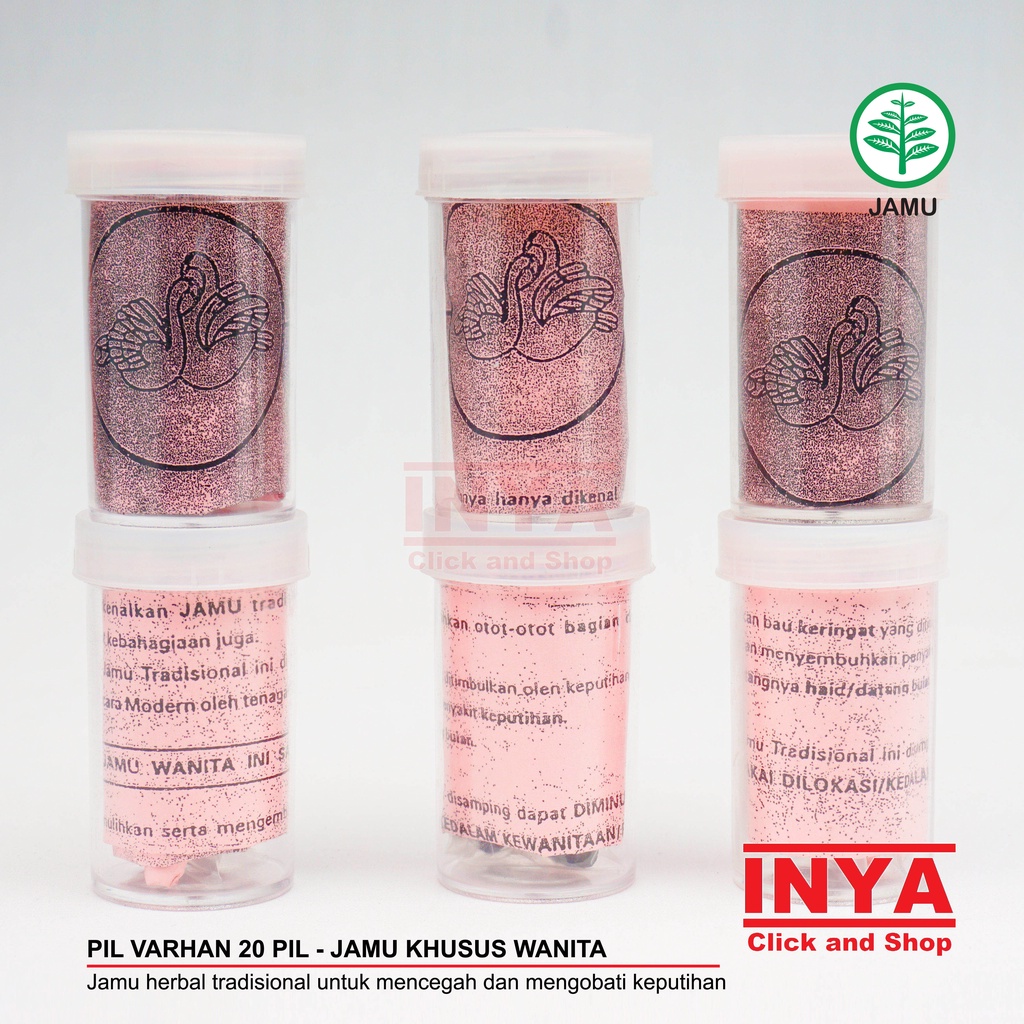 PIL VARHAN 20 Pil - JAMU KHUSUS WANITA - Obat Keputihan