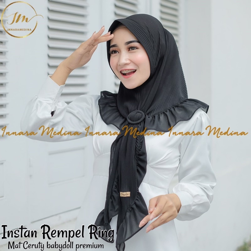 HIJAB INSTAN REMPEL RING CERUTY