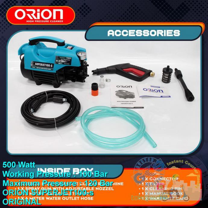 Mesin Cuci Jet Mobil Motor High Pressure Cleaner Orion Superjet100-S Ruangwati