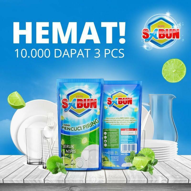 SABUN CUCI PIRING LEMON / SABUN DEPO HEMAT