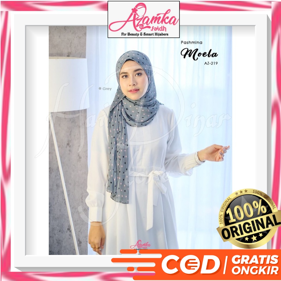 [Terbaru] Azamka Hijab Pashmina Azamka Moele Ready
