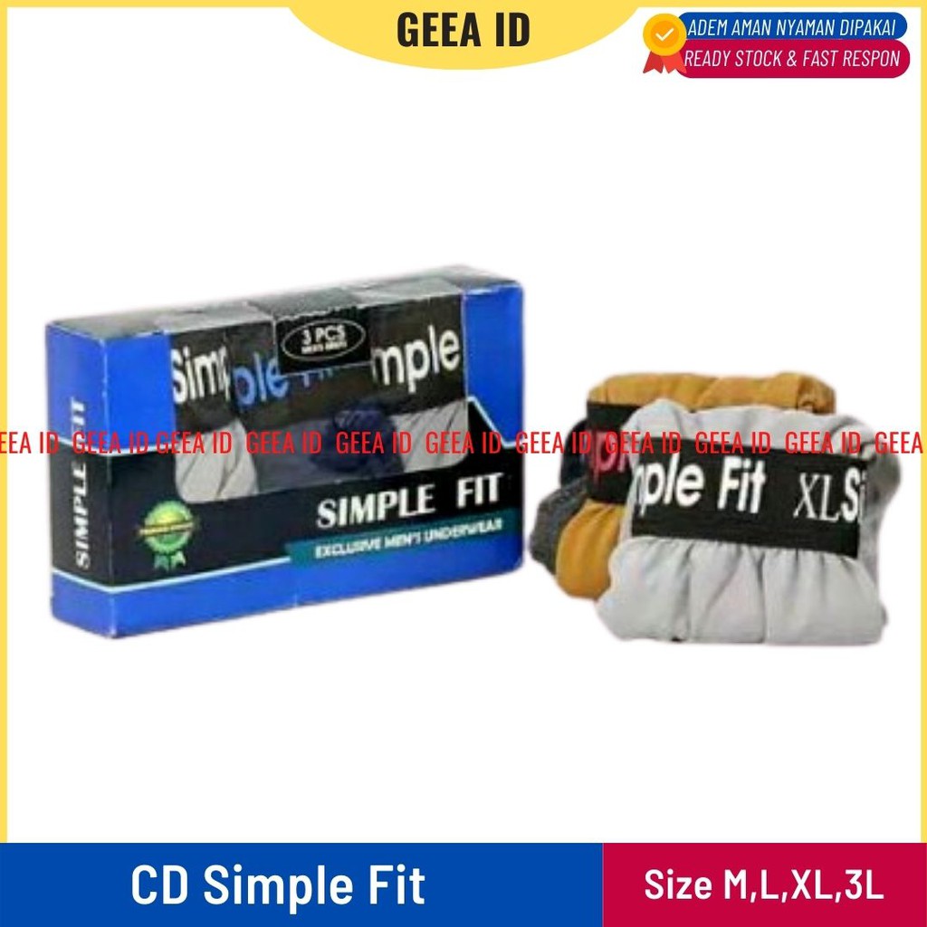 Celana Dalam SIMPLE FIT CD For Man - GEEA.ID