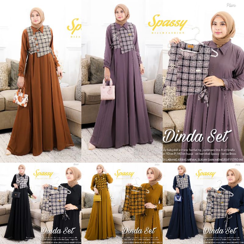 [Ready stok] DINDA + KEJORA + ISLAND MAXY SET ORI SPASSY