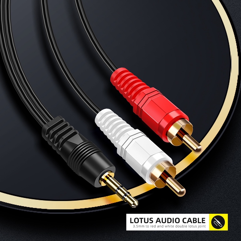 【33LV.ID】Kabel aux 1 IN 2, 1 IN 3, 3 IN 3 kabel audio panjang 1.5m