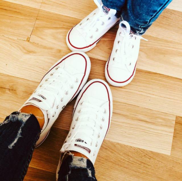 Sepatu Converse Classic OX Allstar Full White Putih Sneakers Kado Hadiah Pria Wanita Couple Murah