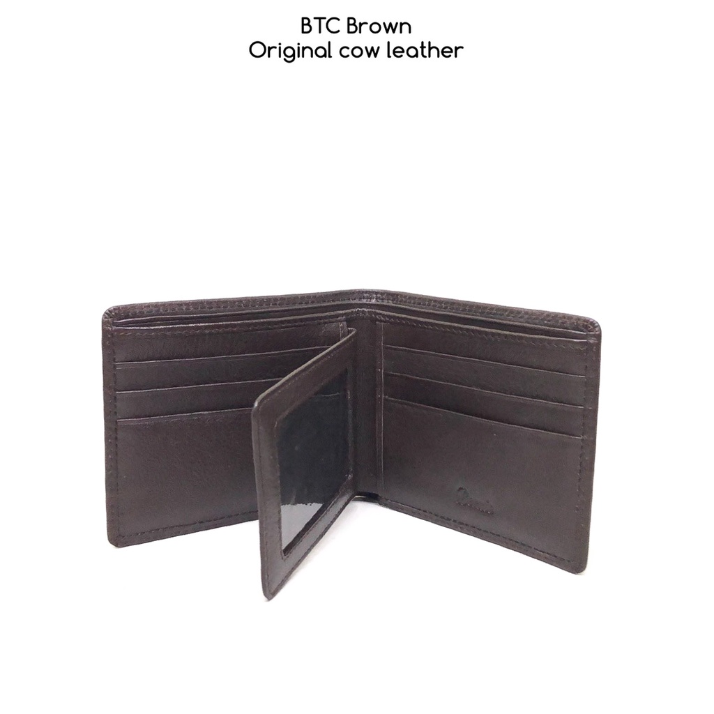 dompet pria original BTC bernie series dompet kulit sapi asli