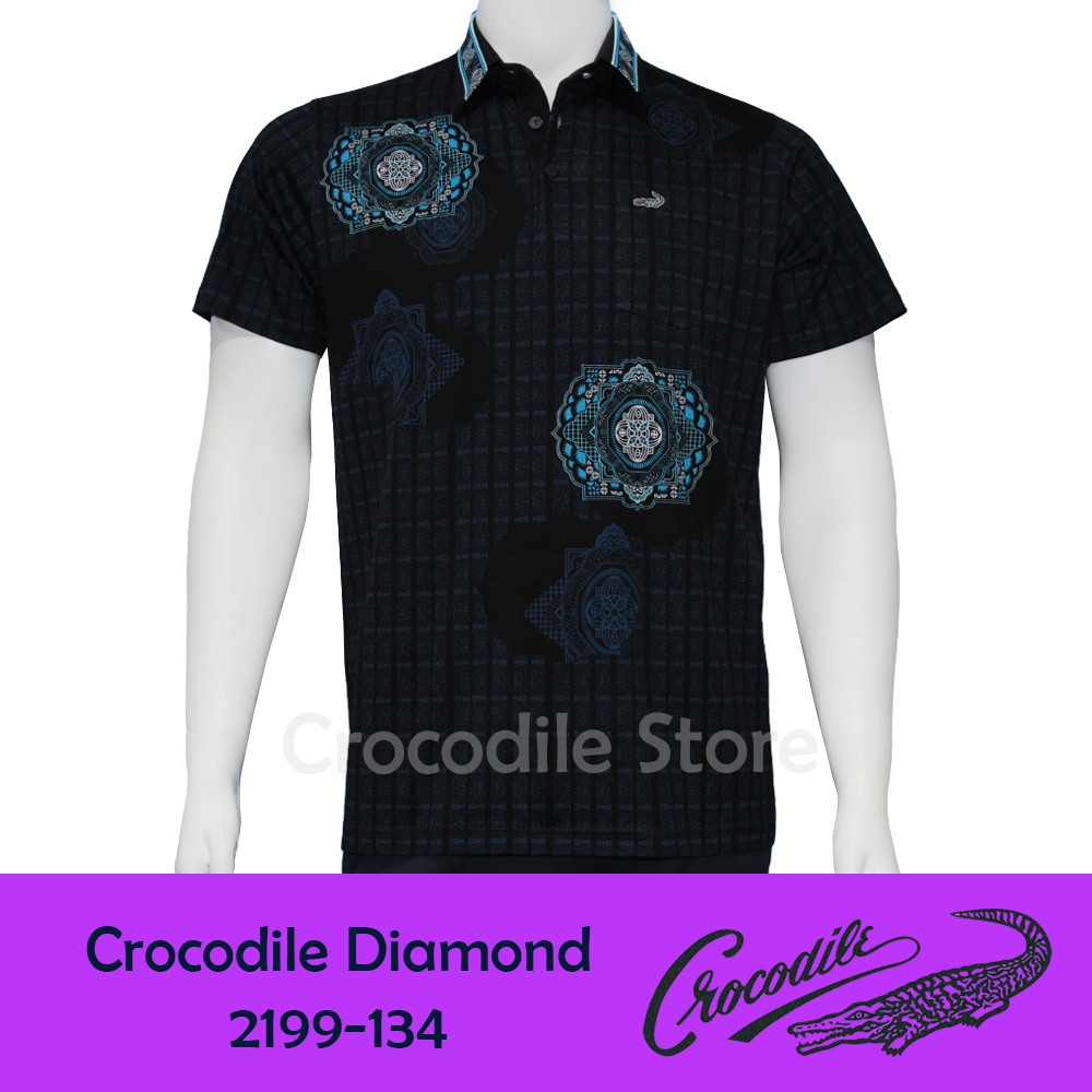 Kaos Kerah Kemeja Pria Crocodile Diamond 2199-134