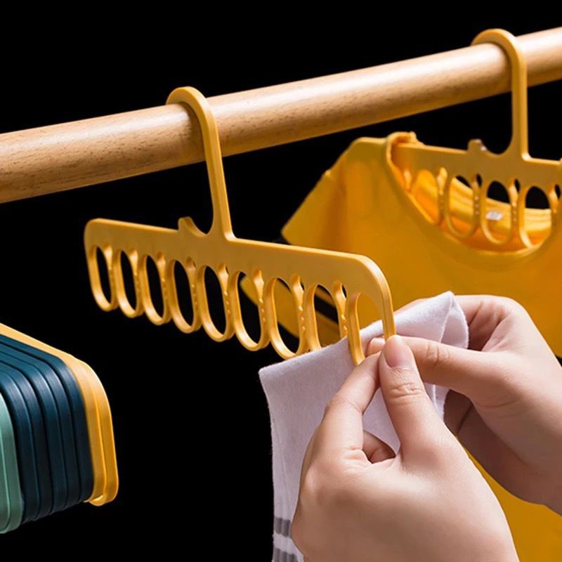 Magic Hanger 9 Lubang Jepit Multifungsi Gantungan Baju Pengering Laundry