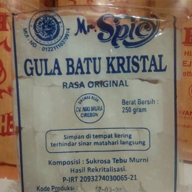 

Gula Batu Original 250gram