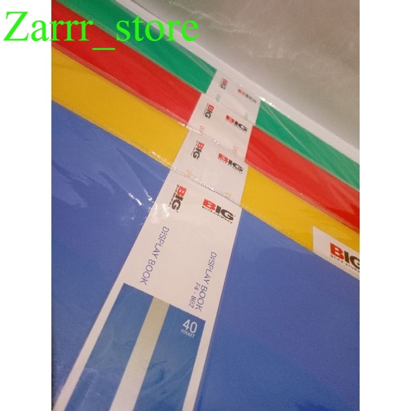 

40 LEMBAR SATUAN Map Clear Holder Folio F4 Big Display Book / Document Keeper