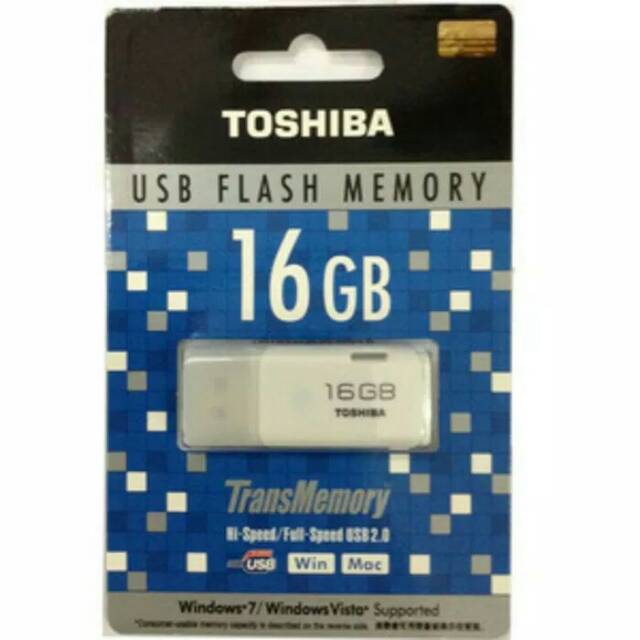USB Flashdisk Toshiba 16 Gb Memori Aksesoris Komputer