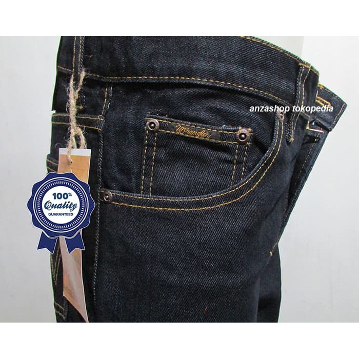 CELANA PRIA PANJANG ORIGINAL Celana Jeans Denim Bandung WANZ Standar/Regular BlueBlack 27-32 CO