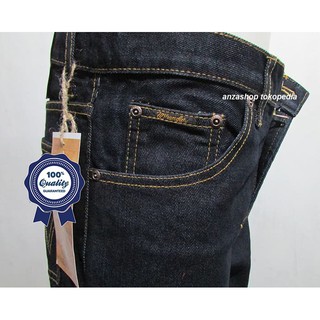Celana Jeans Denim Bandung WANZ Standar Regular BlueBlack Celana Jeans Denim Bandung WANZ Standar Regular BlueBlack