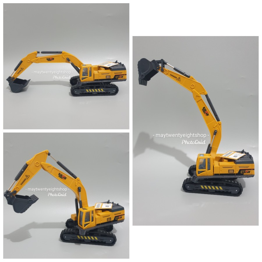 Toys Kingdom Cruzer Diecast Truck Excavator Original - Diecast Excavator/ Mainan anak/ Mobil/ Truk