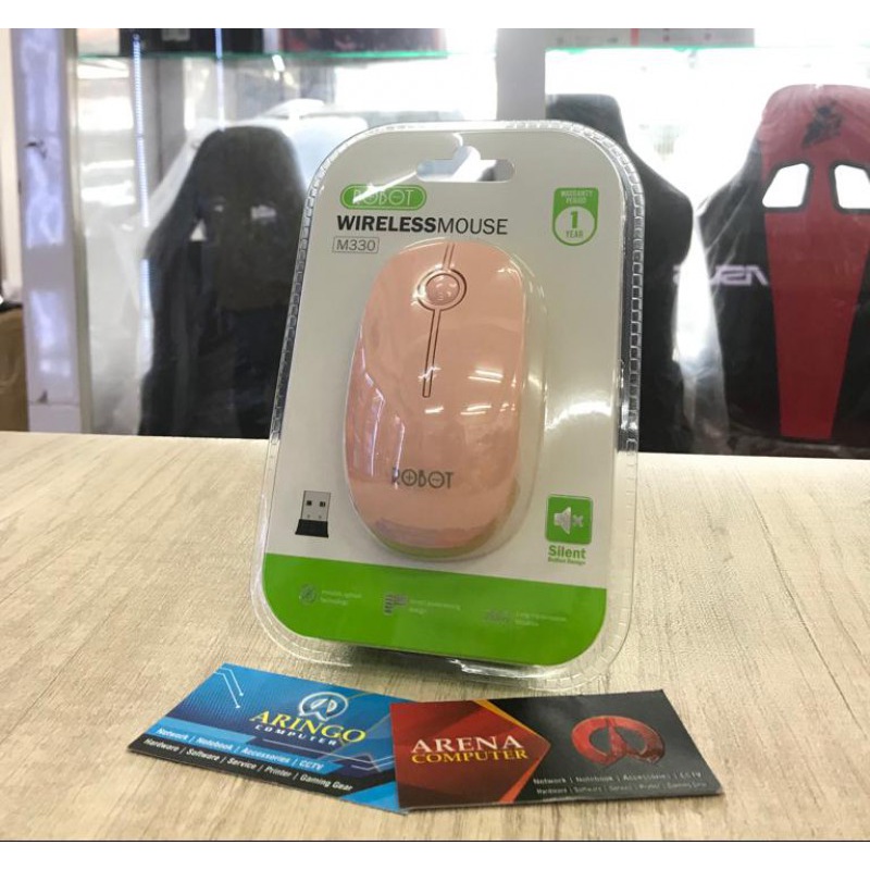 Mouse ROBOT M330 PINK Wireless Silent