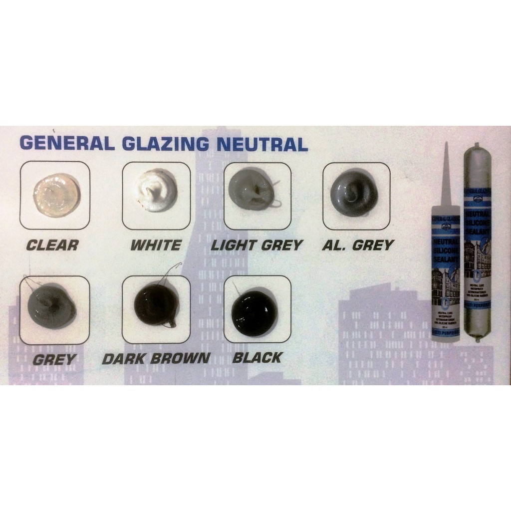 

HenJO Lem Kaca Silikon Netral GG Silicone Sealant Neutral General Glazing