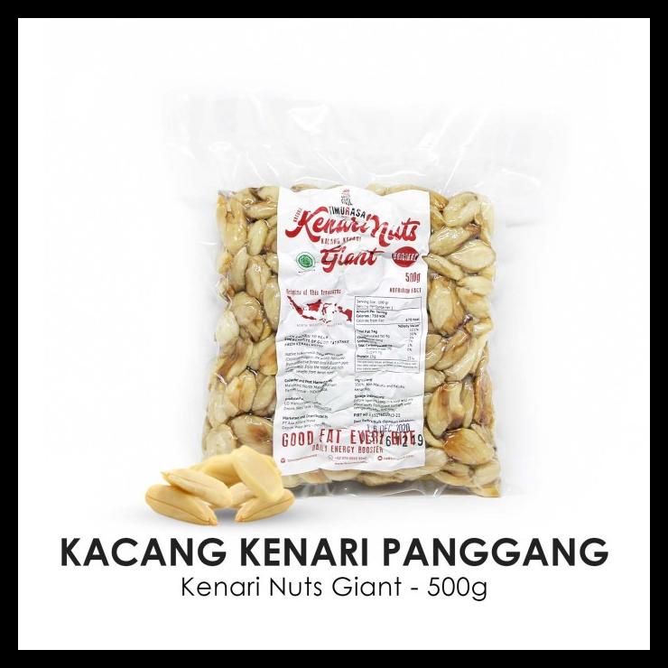 

DISKON TERBATAS !!! KACANG KENARI PANGGANG ORIGINAL-GIANT KENARI NUT ROASTED 500G TERLARIS