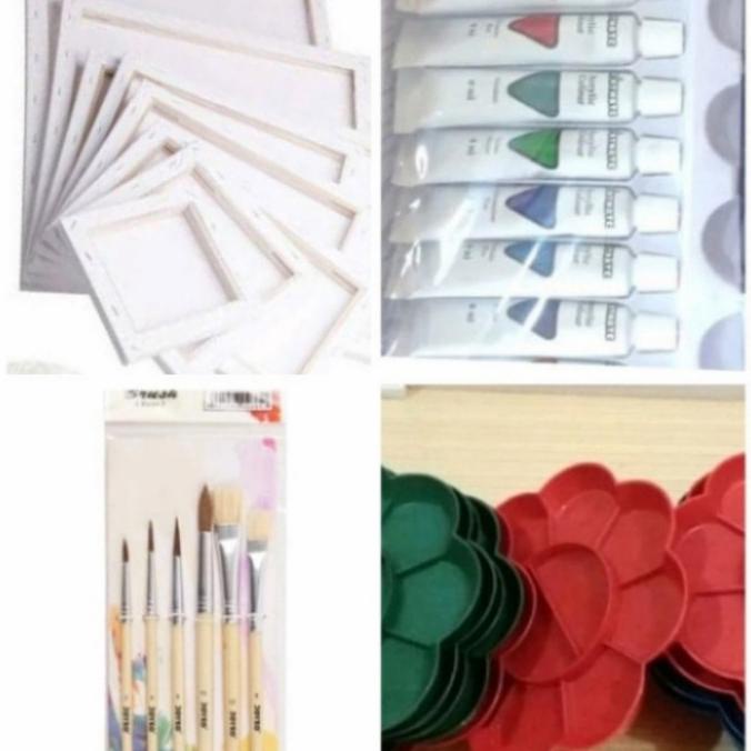 

Promo Paket Alat Lukis + Kanvas 40X60